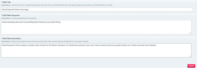 SEO lite for ExpressionEngine