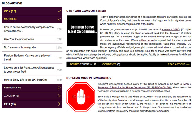 Blog archives on ExpressionEngine
