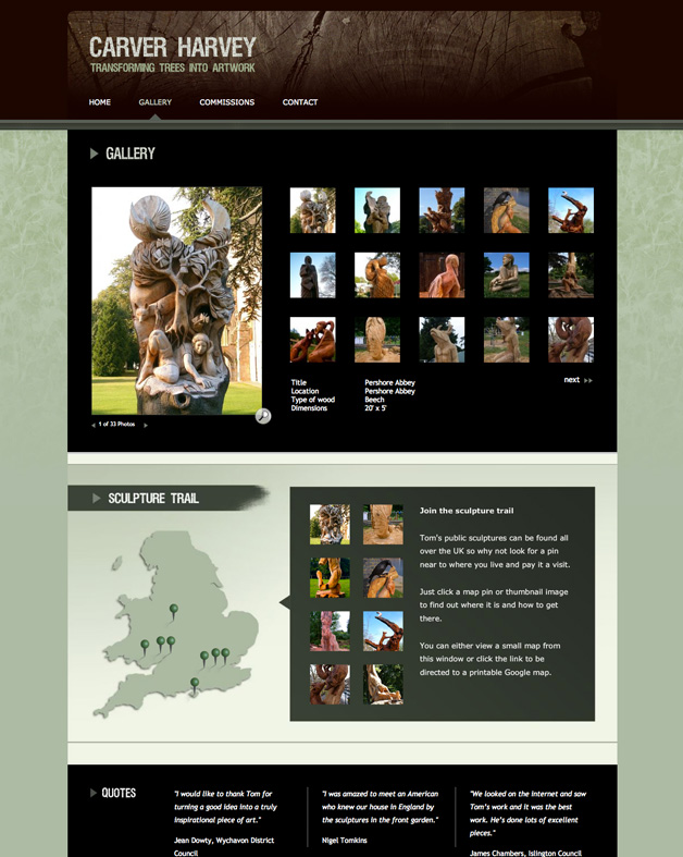 Carver Harvey - Gallery page